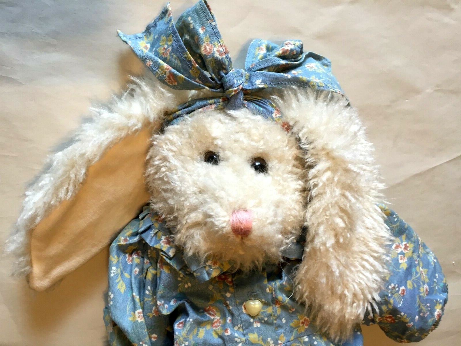 The Boyds Collection Ivory w Blue Dress Bunny Rabbit 18