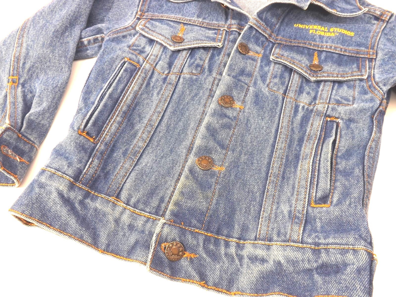 Universal Studios Florida Children Sz S Blue Denim Woody Woodpecker Jean Jacket
