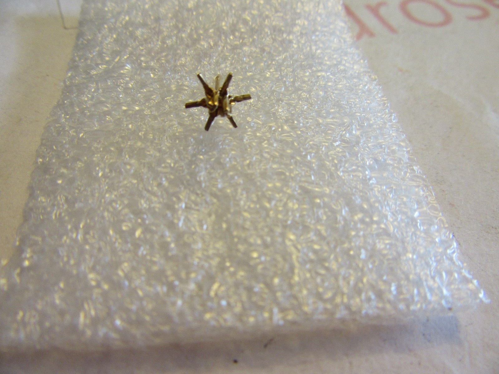 14k 1 Pair Yellow Round 6  Mounting Buttercups Earrings for .03pt Stones. M - 60