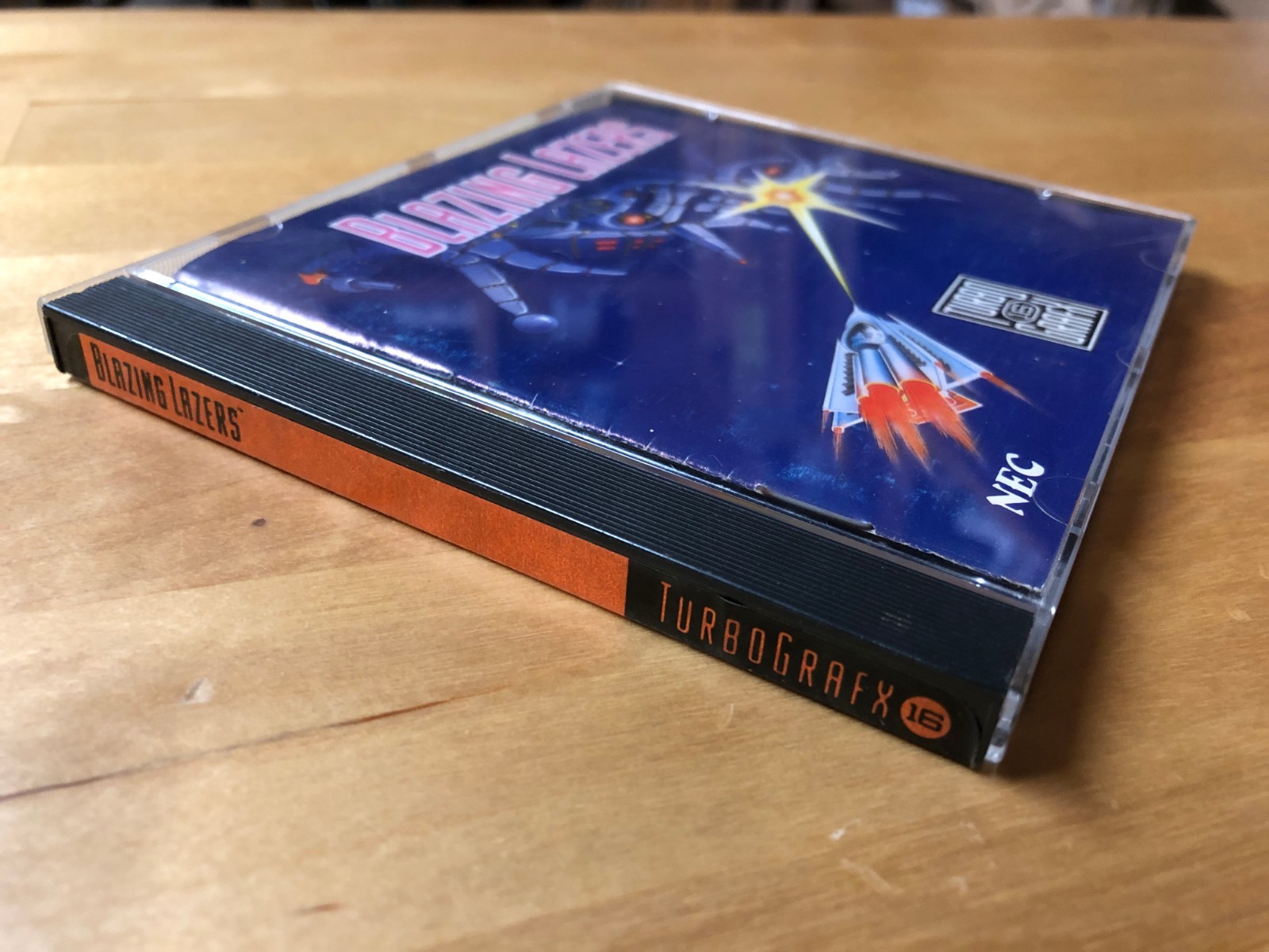Blazing Lazers for TurboGrafx-16 (Turbo Grafx), Complete in Case!