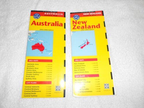 Periplus Travel Maps Australia and New Zealand 2005? Sidney Perth Melbourne  