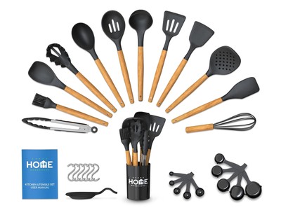 Home Warehouse - 30 Pcs - Upgrade Your Kitchen with a Heat-Resistant Silicone...