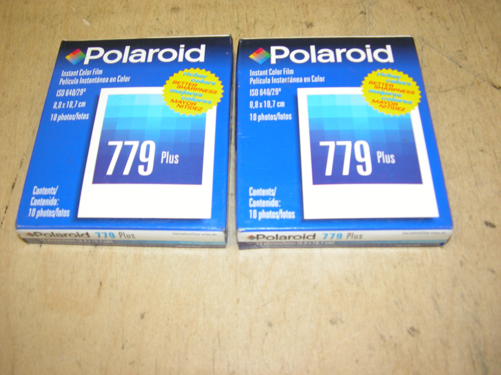 POLAROID 779 Plus/600 Instant Film  4 packs  =40 Films, Expiration 01/05 & 12/03