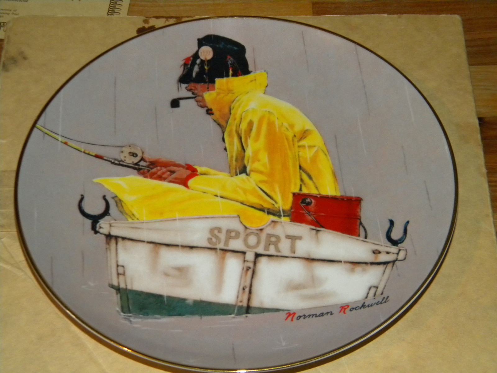 1984 Norman Rockwell Collectible Plate 