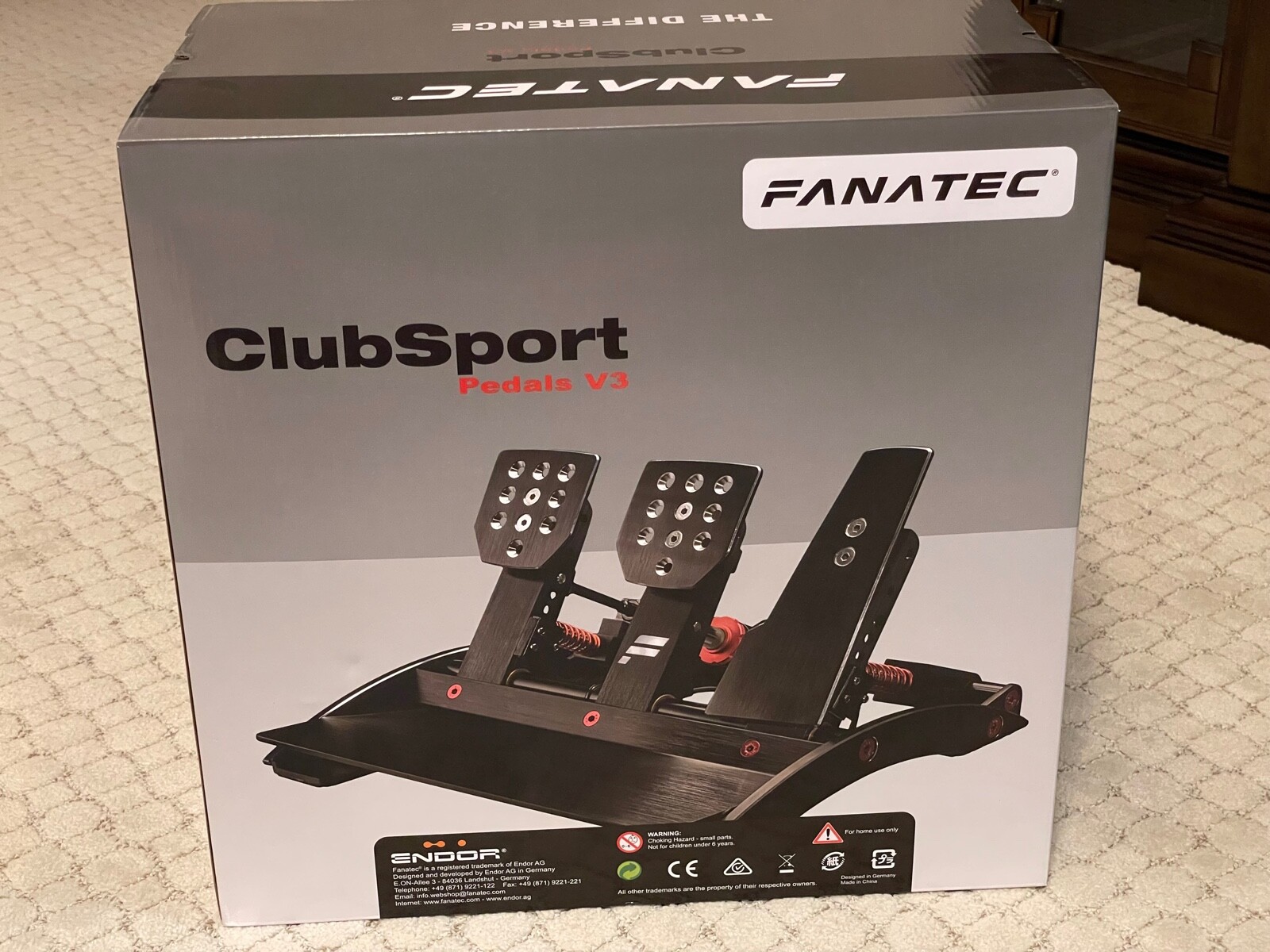 Fanatec Clubsport Pedals V3 With Brake Performance Kit & V3 Damper kitの
