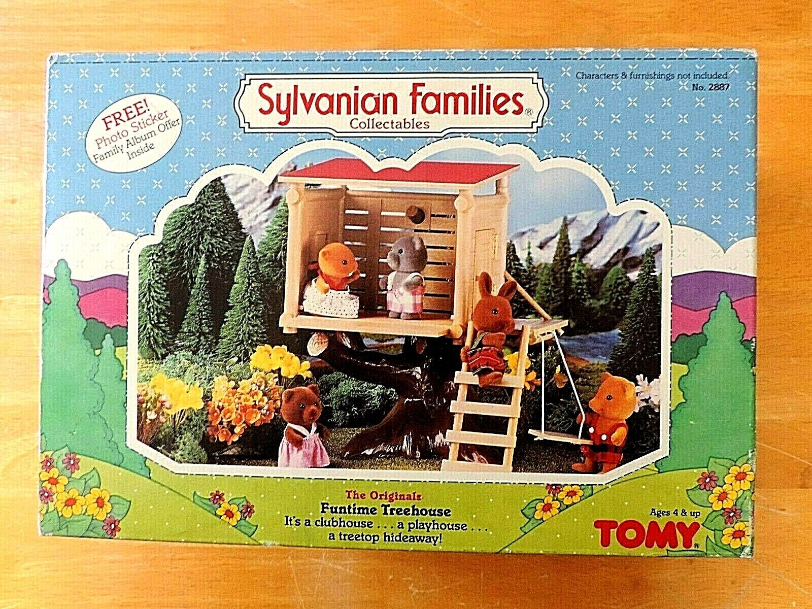1986 Sylvanian Families Funtime Treehouse By Tomy No.2887 1986 Sylvanian Families Funtime Treehouse By Tomy No.2887