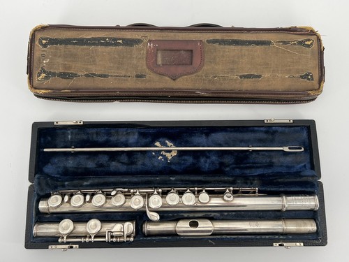 Beautiful 1926 Wm. S. HAYNES Silver FLUTE, Very Early year