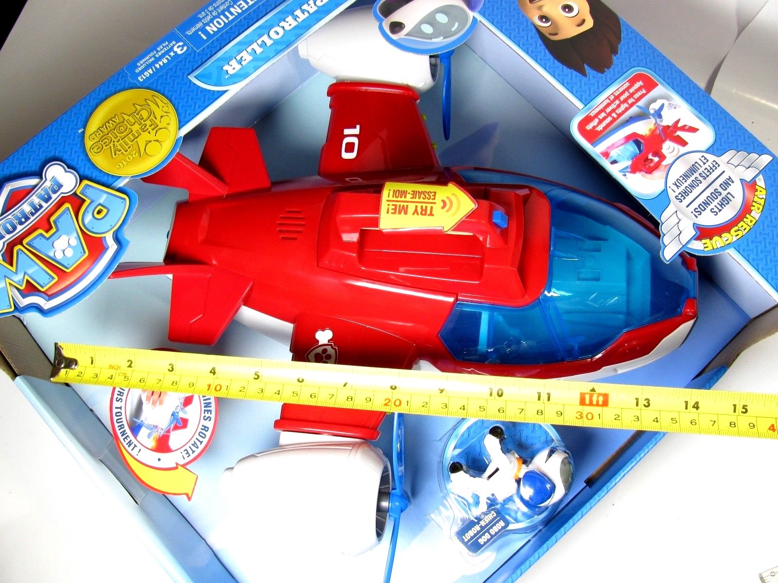 Paw Patrol Air Patroller Red Plane Big 15