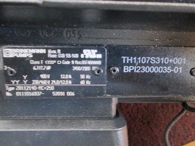BRINKMAN PUMPS PRESSURE BOOSTING ZB112140-MC+250, TH1107S310+001 *NEW*