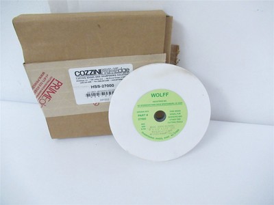 241719 New In Box; Wolff 27000 Sharpening Wheel; 100 grit aluminum oxide