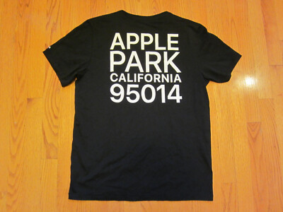 Apple Park 公式　企業Tシャツ APPLE PARK logo T-SHIRT Medium Black Cupertino Headquarters