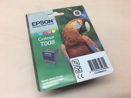 Epson Ink Cartridge T008 Multi Pack New Genuine Colour Printer Ink