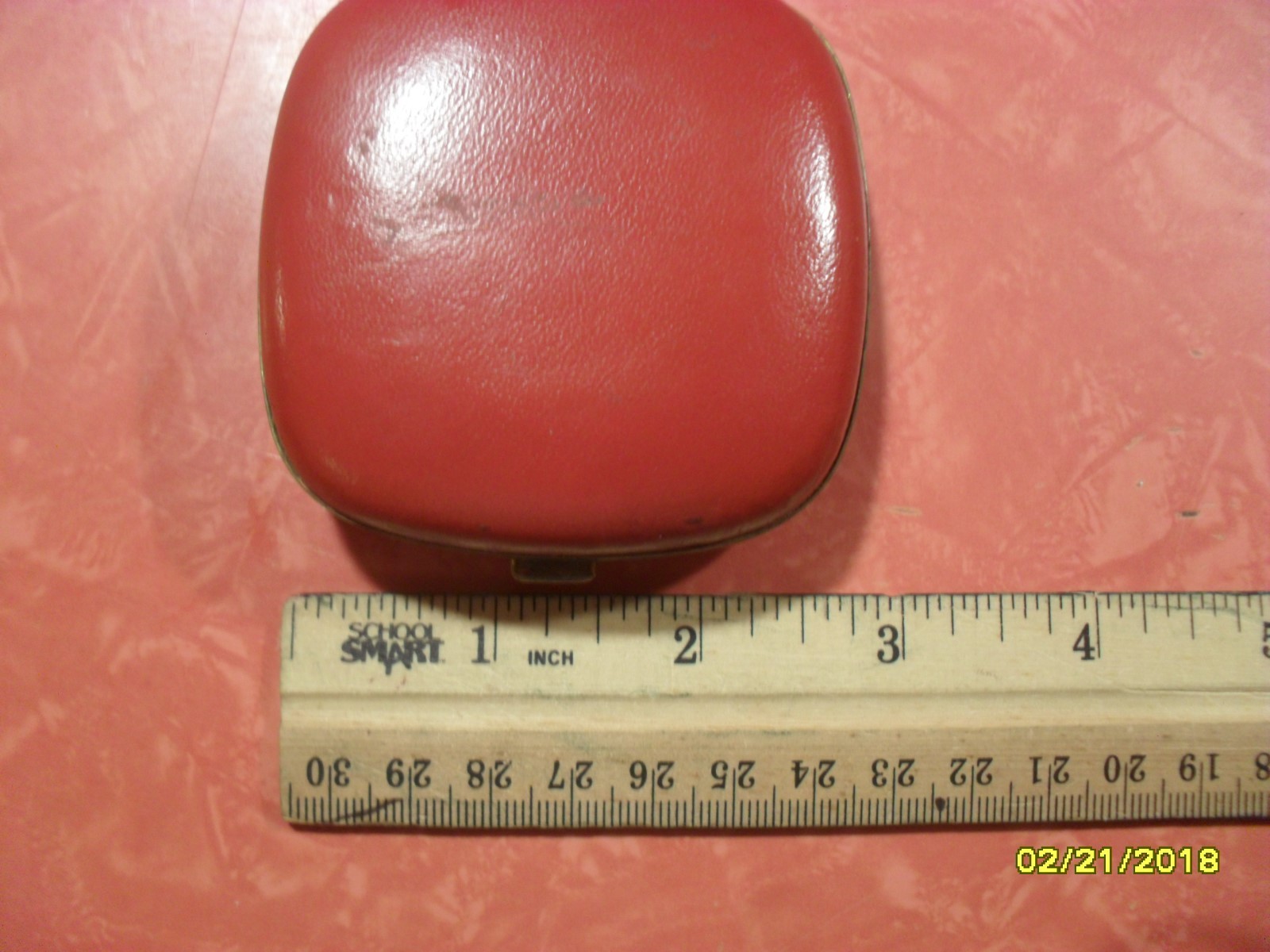 Vintage Red Westclox Travel Alarm Clock