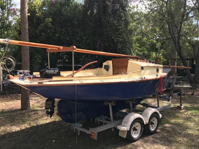 trailer sailer: scruffie marine secret wooden sailboat ...