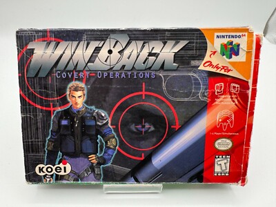 Winback Covert Operations for Nintendo 64 **GAME+BOX+MANUAL** OEM Authentic