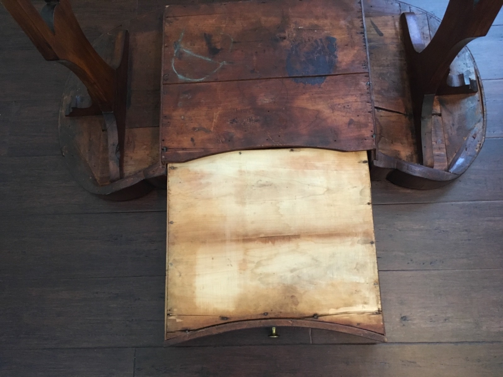 English George III Antique Lady’s Writing Table 18th Century