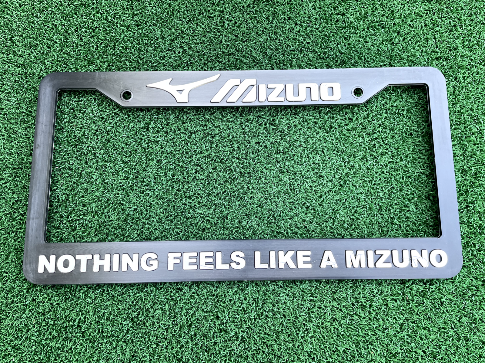 License Plate Frame , Mizuno Golf, Set Of (2) Frames Abs Pla