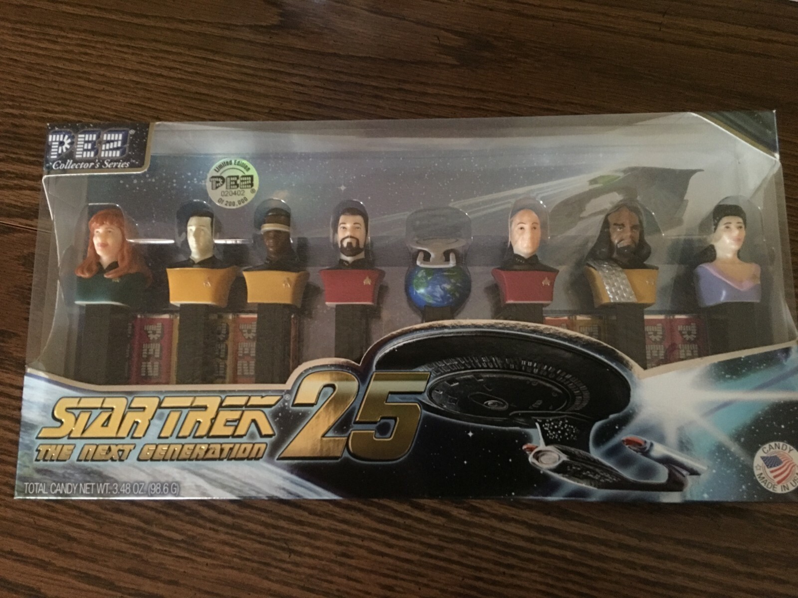 PEZ Star Trek & Star Trek Next Generation Limited Edition Numbered Sets Unopened