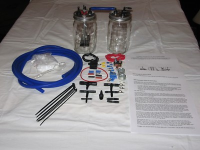 HHO Hydrogen Generator with Dryer, Kit for 6 and 8 cyl Gas and Diesel Engines