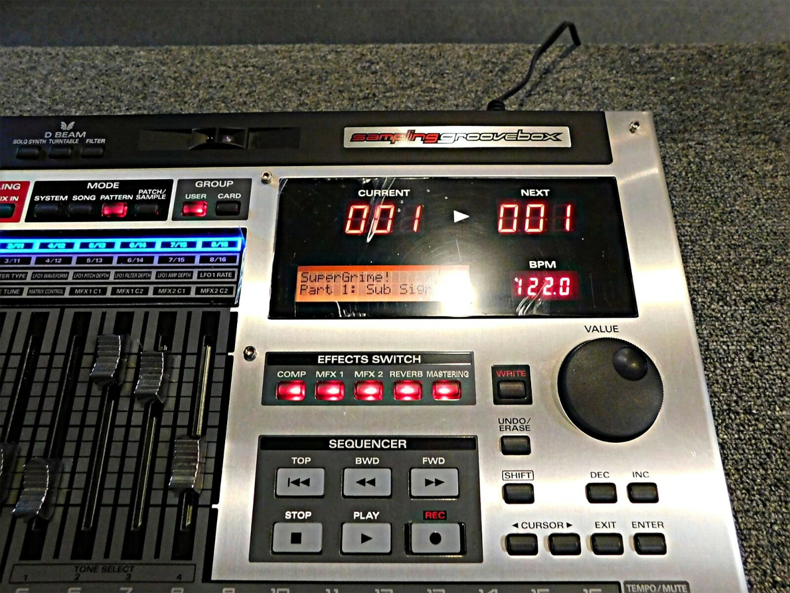 Roland MC-808 Groovebox Drum Machine and Sampler