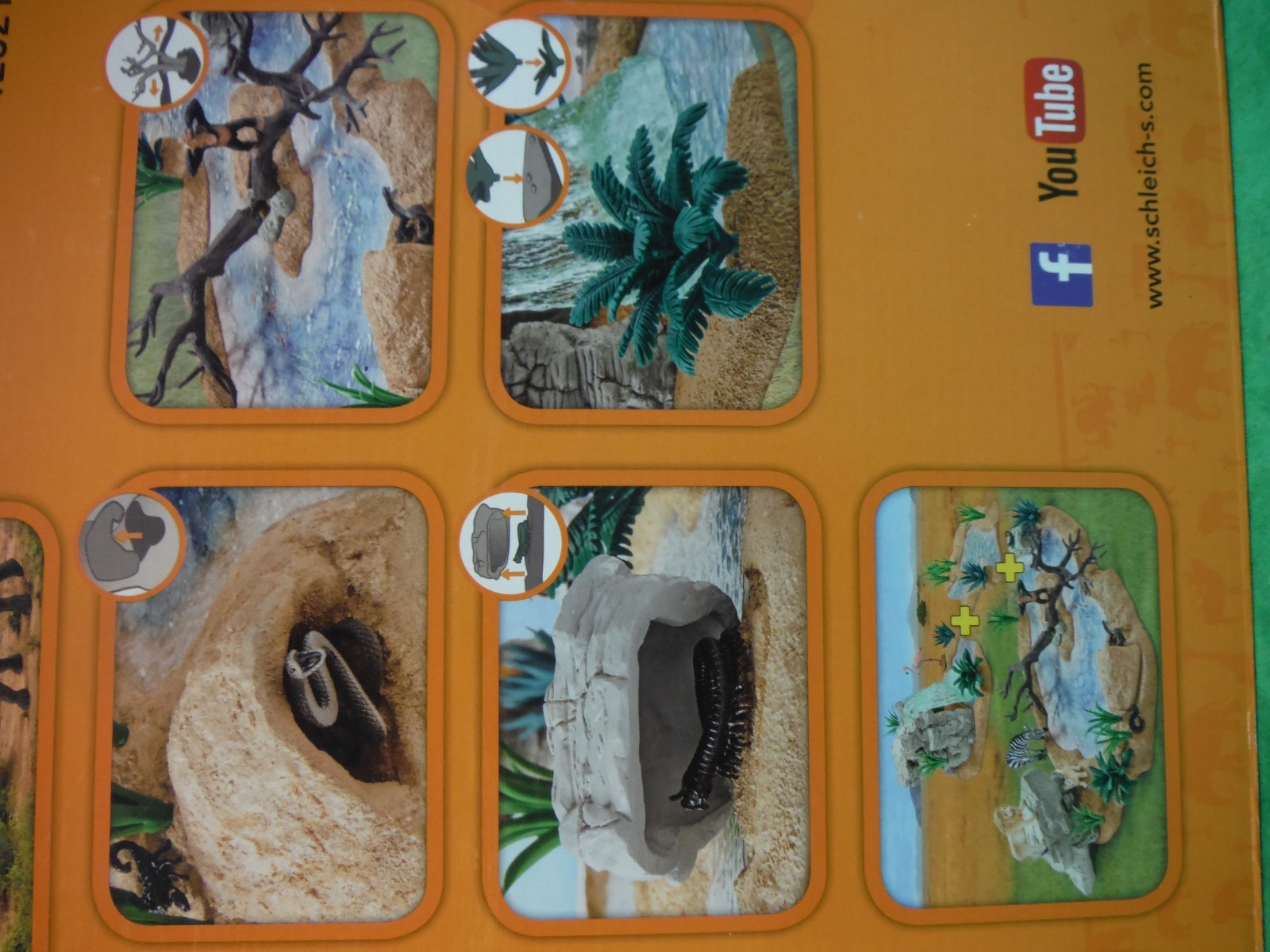 SCHLEICH WILD LIFE SAFARI BIG ADVENTURE AT THE WATERHOLE #42321  *NEW*