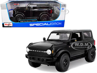 1/18 Ford Bronco Wildtrak 2021 Maisto製 2021 FORD BRONCO WILDTRAK BLACK MET. 1/18 DIECAST MODEL CAR