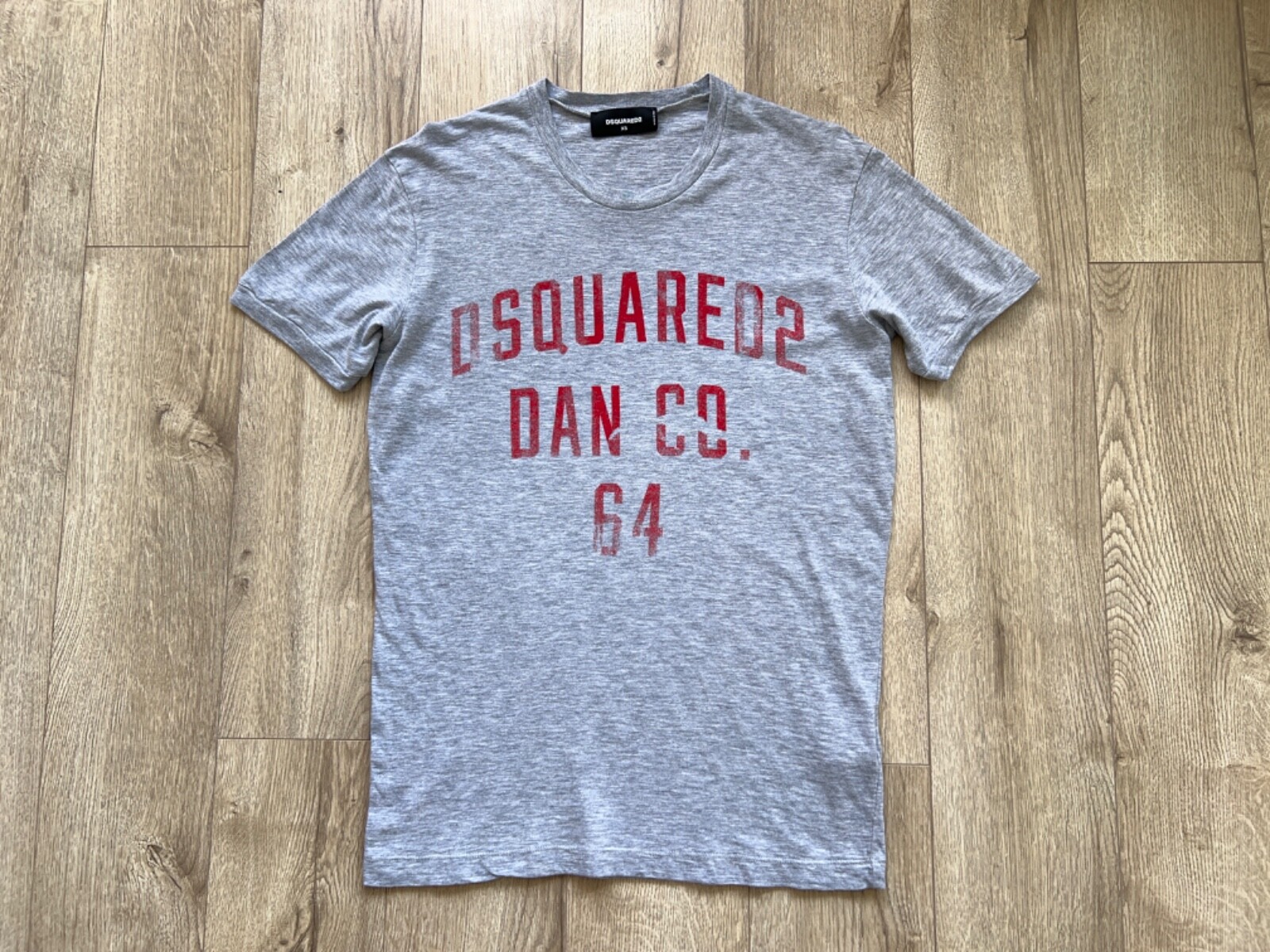 DSQUARED2 44サイズ ダークグレー Mens DSQUARED2 Big Logo Gray T Shirt Tee Short Sleeve Cotton