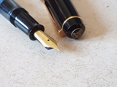 fountain pen fullhalter penna pelikan m200 nib writing 钢笔