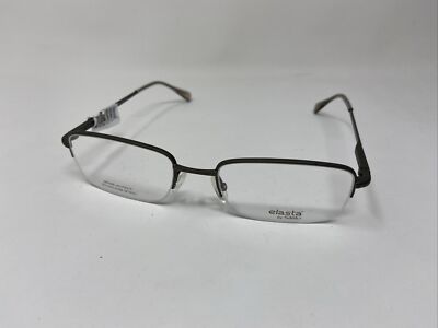 ELASTASE BY SAFILO EYEWEAR E 7244 IS7 ANTIQUE BRONZE 54/19/145 EYEGLASSES :L30