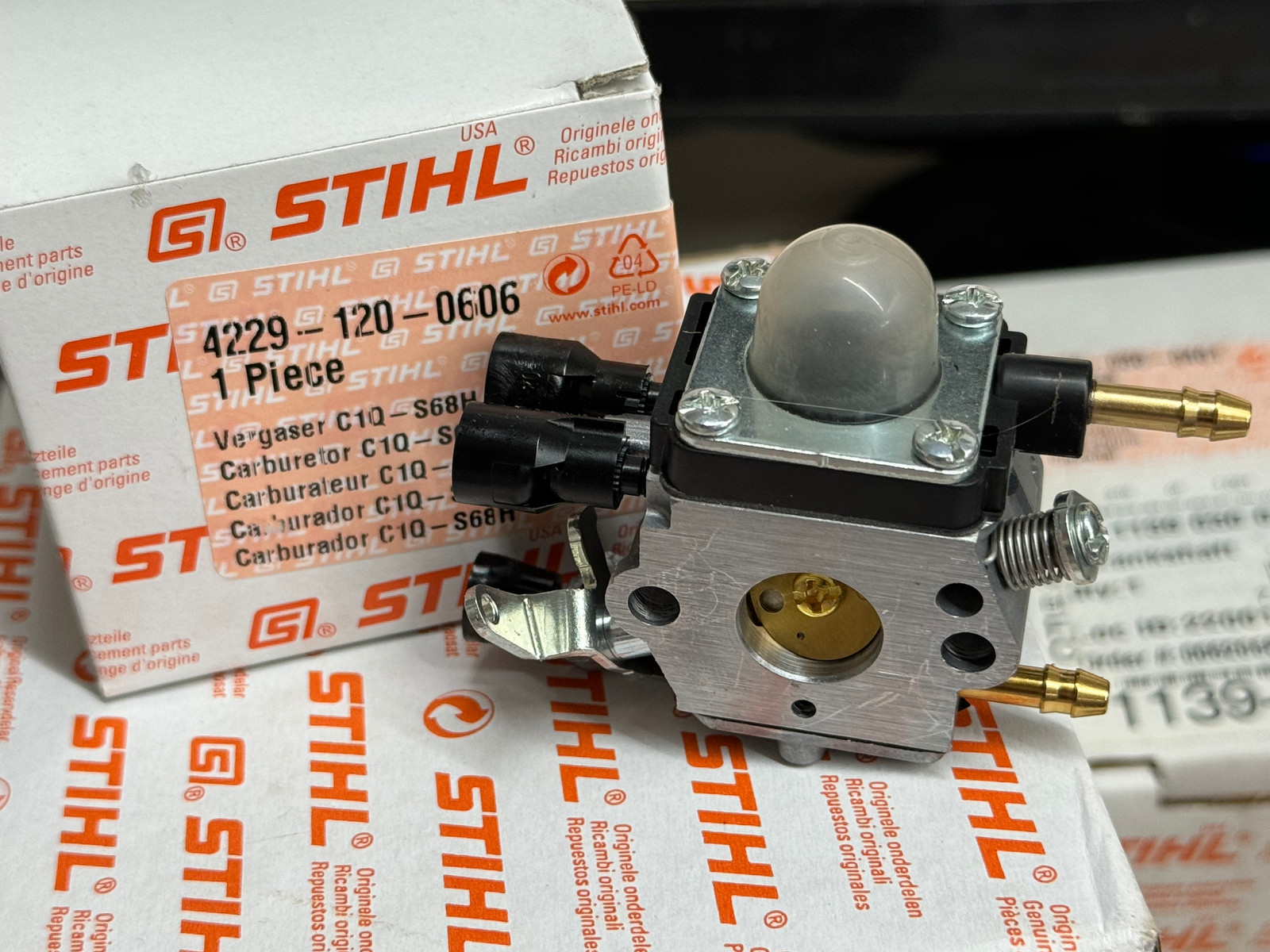 STIHL OEM ZAMA CARBURETOR 4229 120 0606 / 0603 C1Q-S68H SH55 SH85 D BG65 BG55 KC - Picture 1 of 2