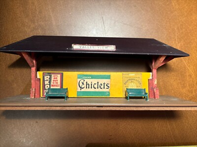 American Flyer Mini Craft 1950's Valley View Train Stop Station S Gauge