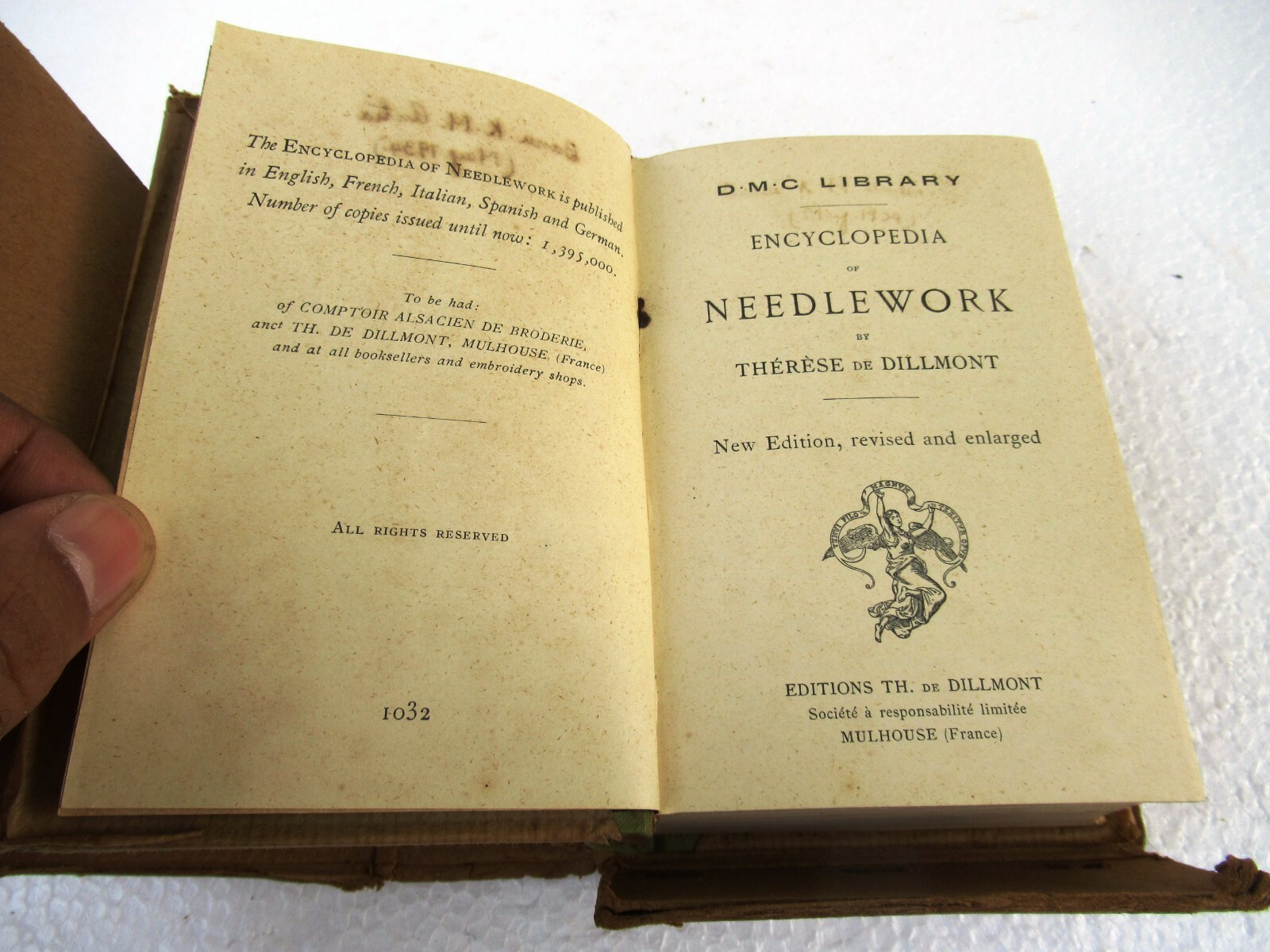 Antique Book Of Needle Work Encyclopedia By Therese De
