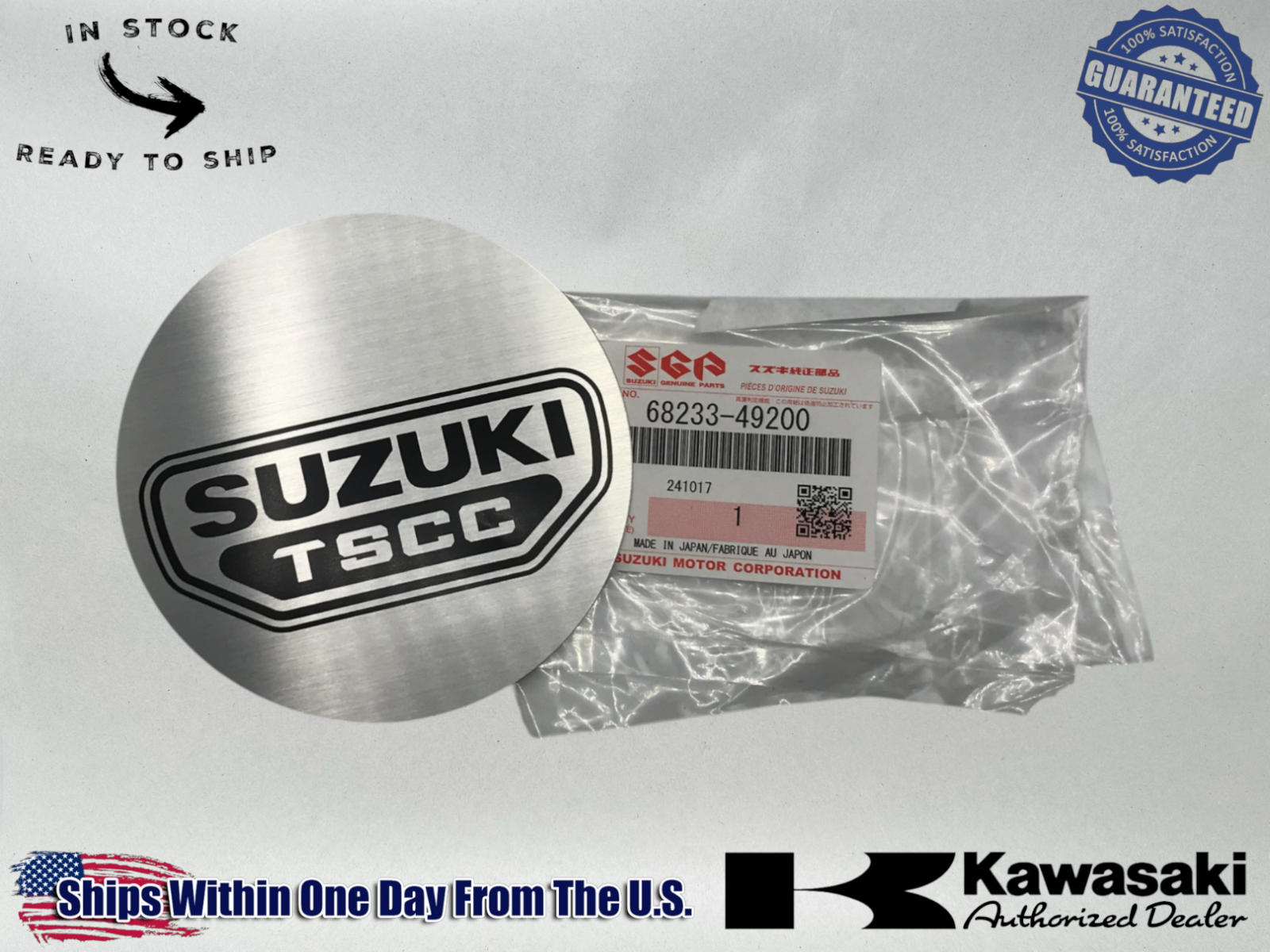 tol suzuki Genuine OEM Left Side Emblem Badge Decal gs1000