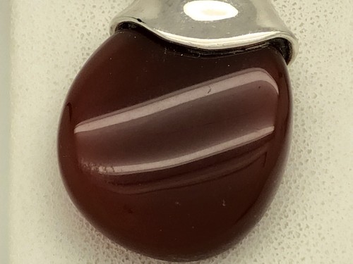 Robert Lee Morris RLM Studio Sterling Silver Carbelian Pendant Enhancer 2” 14.3g