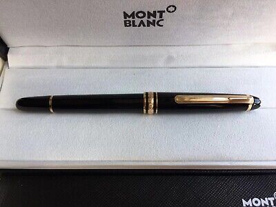 Montblanc Gold Finish Meisterstuck Classique Luxury Rollerball Pen 163 - NEW