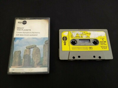 HOLST : THE PLANETS  LONDON SYMPHONY ORCHESTRA  1971  MC MUSIC TAPE   KECC 600