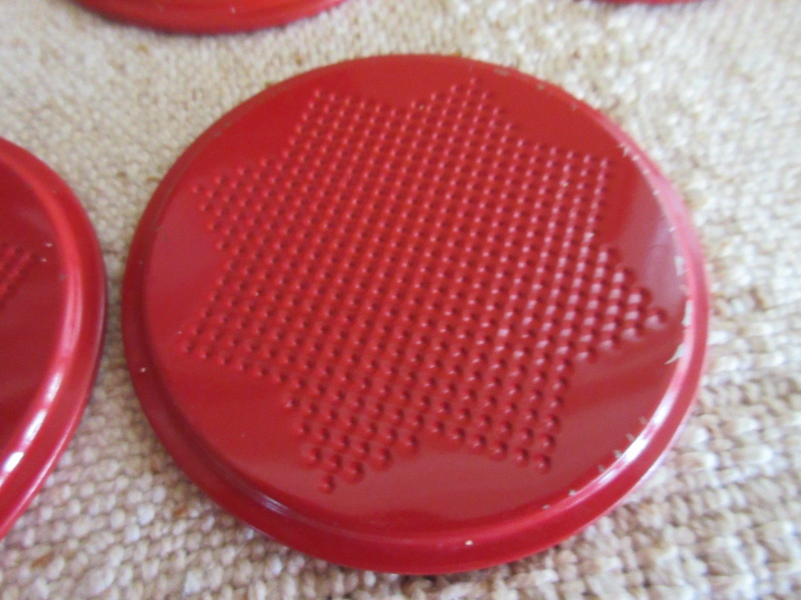 RETRO McKee METAL COASTERS - SET OF 9 -FEATURING SCOTTIE DOGS AND KITTENS