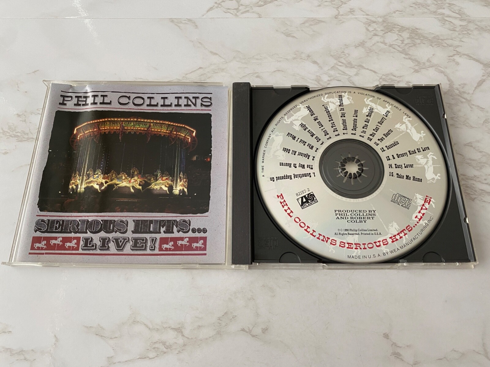 米、欧2LP Phil Collins Serious Hits...Live! 603497854240 Atlantic /00660 Serious HitsLive! (2LP) | The Music Store