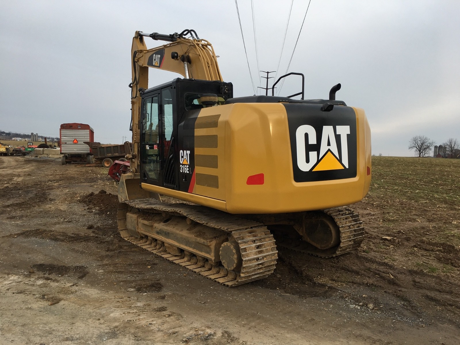 2013 Caterpillar 316EL Excavator 2100 Hours. Thumb