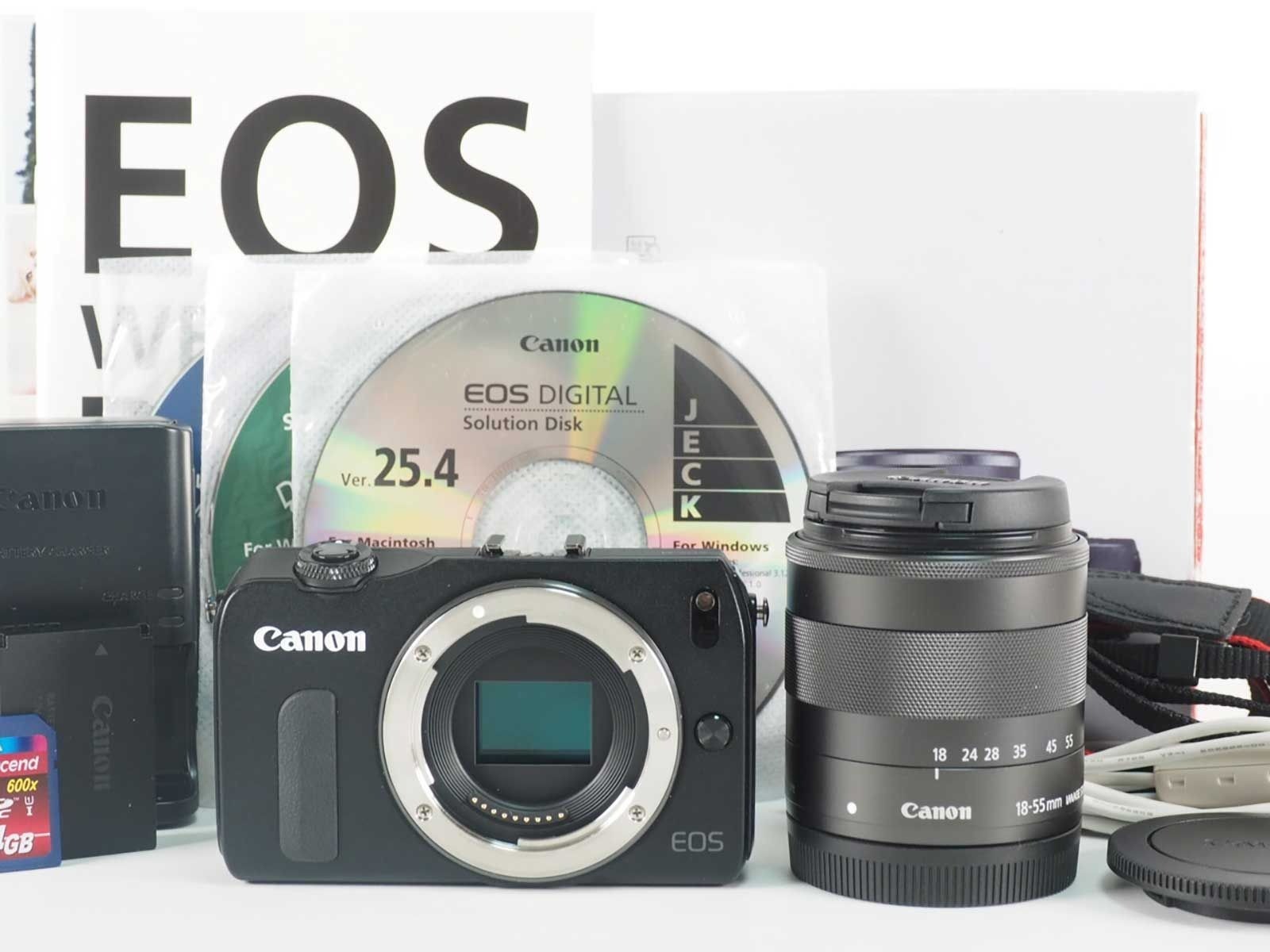Canon Mirrorless SLR Camera EOS M EF-M18-55 IS STM Lens Kit