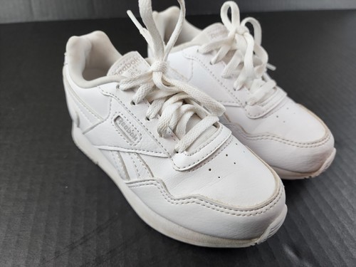 Reebok Classic Kids White Leather Sneakers Shoes CM4009Size