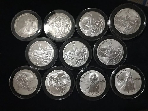 South Korean Chiwoo Complete Set Of 11 In Premium Black Ring Capsules!