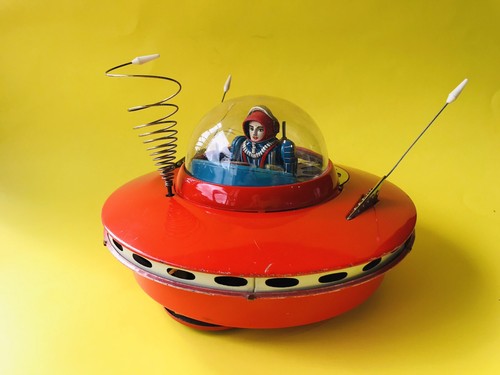 Vintage 1960's Cragstan KO Yoshiya Space Flying Saucer