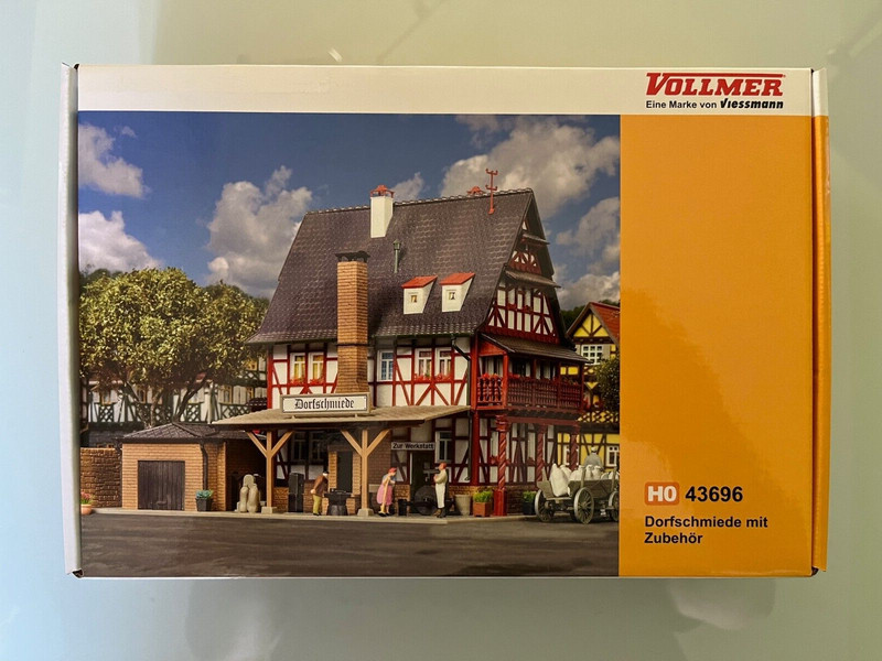 Vollmer 43696 H0 Dorfschmiede Mit ZubehÃ¶R Neu Und Original Verpackt
