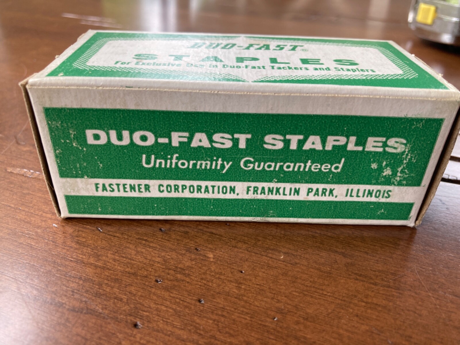 Duo-Fast 1/2" Staples No. 5416-C in BRONZE New Old Stock 5000 Count Vintage