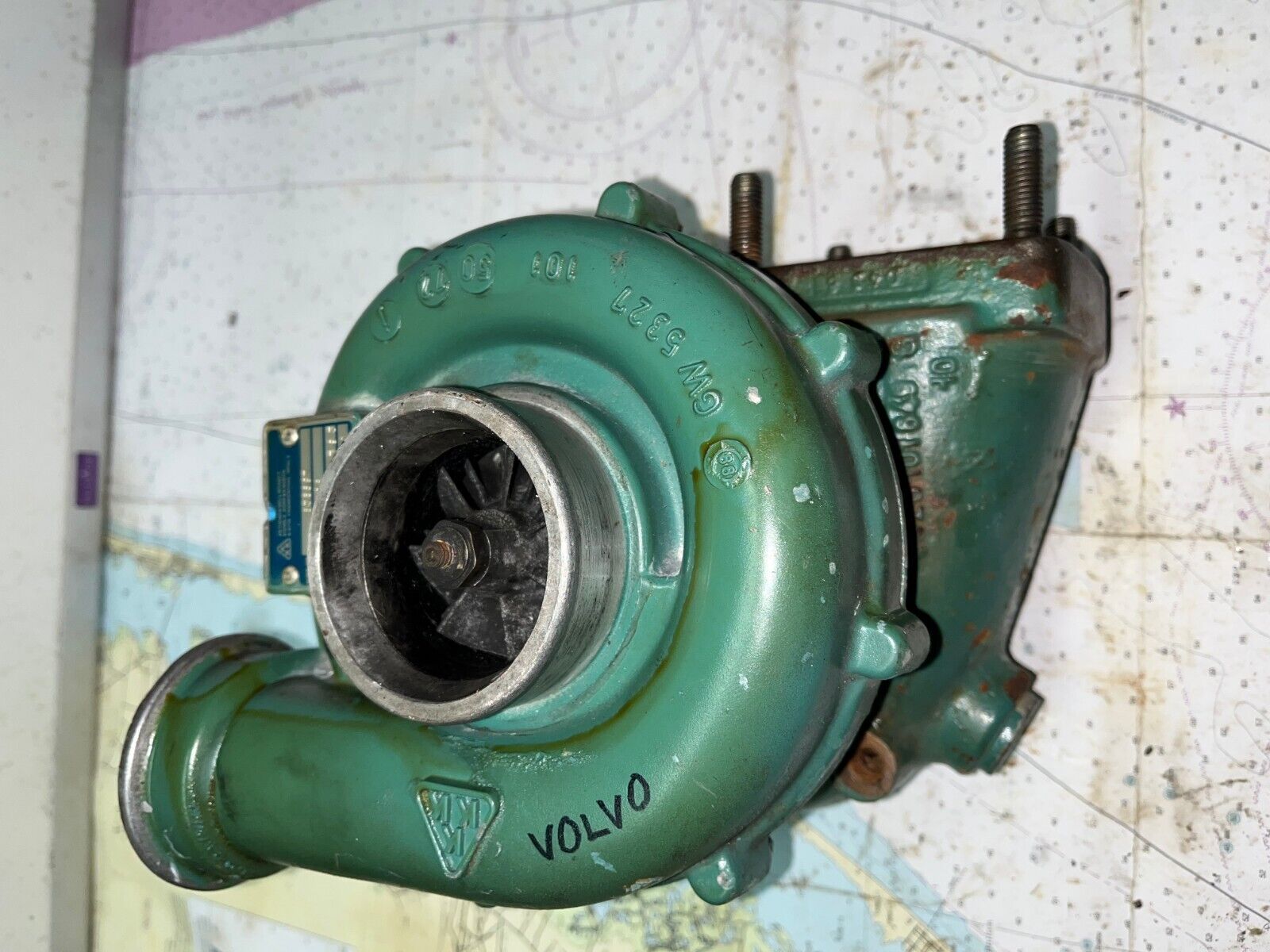 Volvo Penta 838697 Turbo Charger, fits TAMD41 Series Diesel Volvo Penta 838697 Turbo Charger, fits TAMD41 Series Diesel