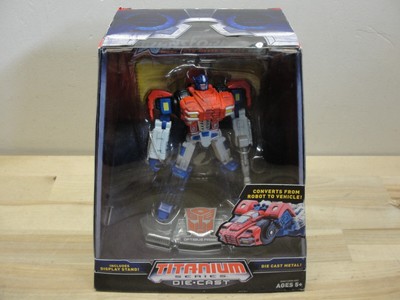 NEW SEALED 2006 HASBRO TRANSFORMERS OPTIMUS PRIME TITANIUM SERIES DIE-CAST