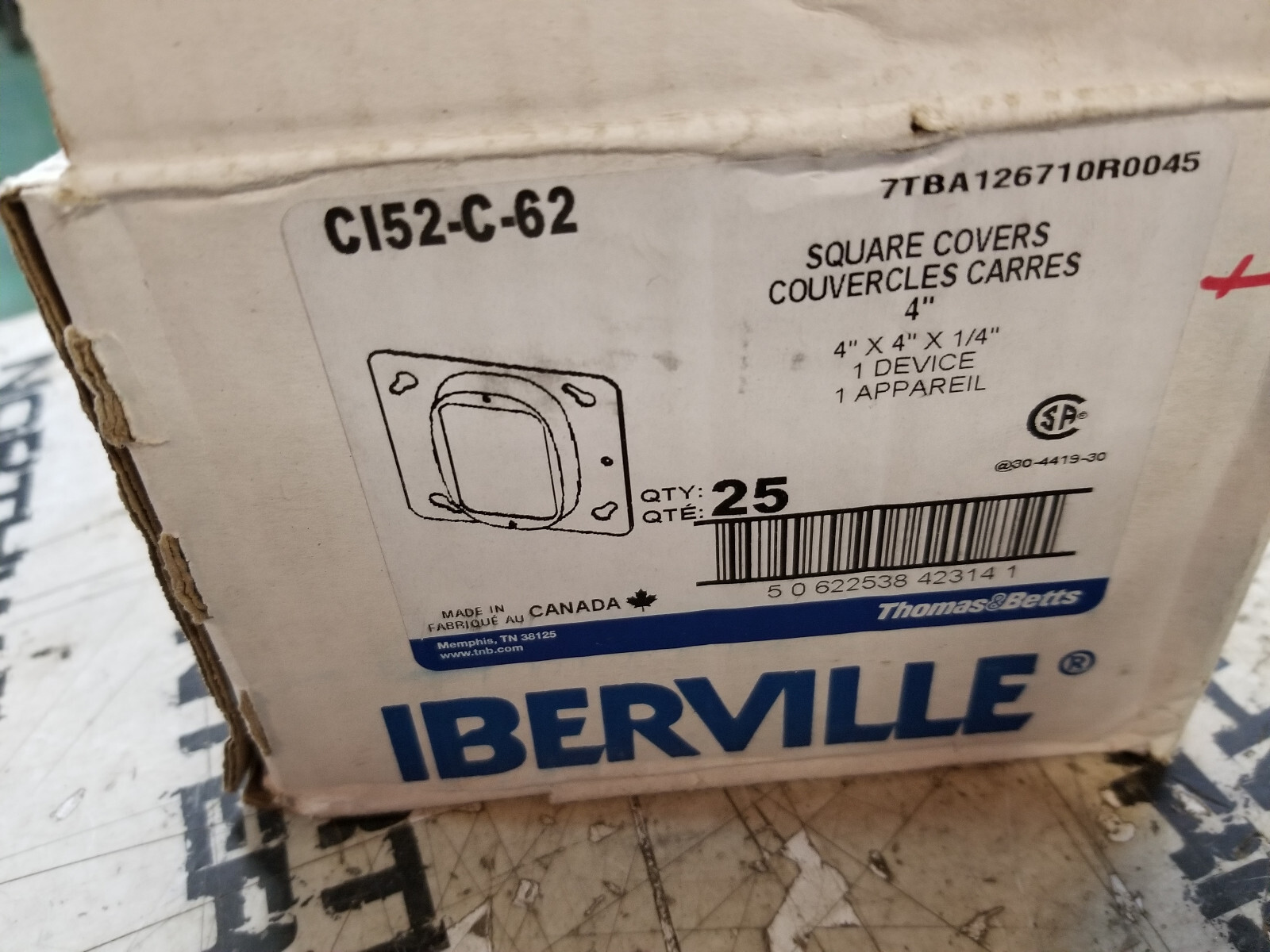 BOX OF 25PC - IBERVILLE CI-52-C-62 4