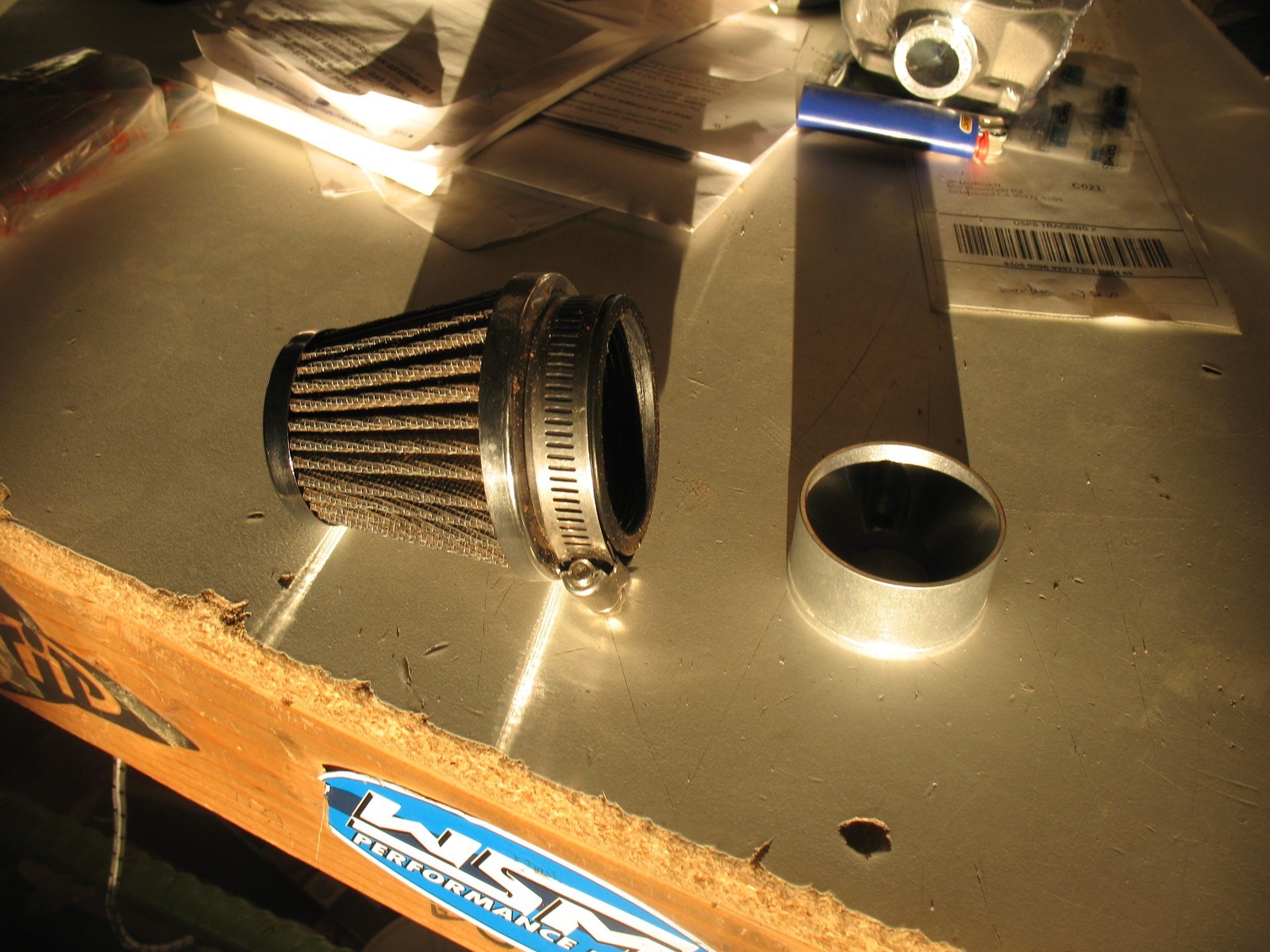 Stihl ms460 046 Aftermarket velocity stack Cold air intake with New Filter POWER