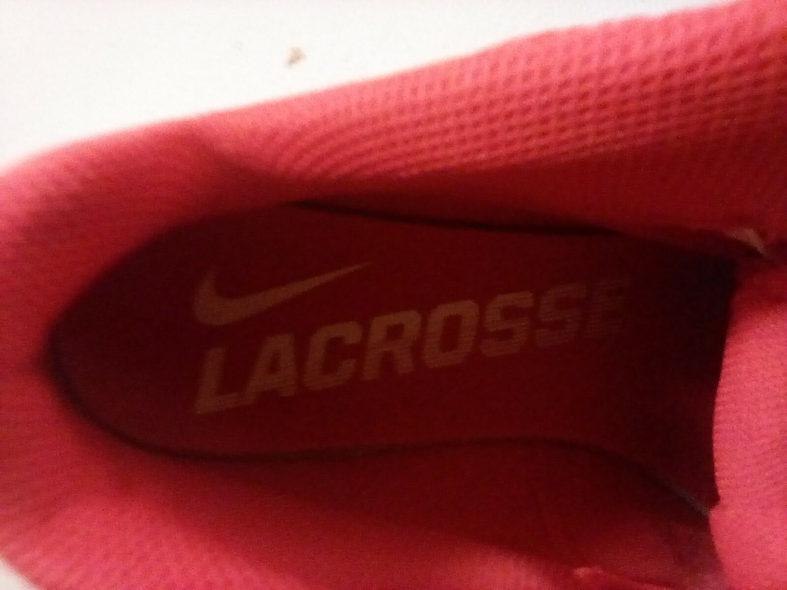 Nike Speedlax 5 807143-611 Men’s Lacrosse Cleat Challenge Red/White Sz 13 NEW!